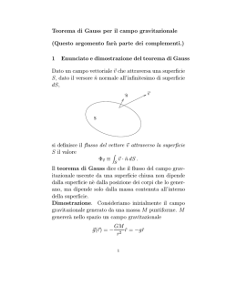 Nota su teorema di Gauss (L.Gualtieri)