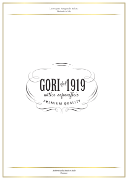 catalogo - Gori 1919