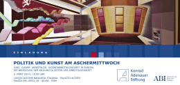PolitiK und Kunst am aschermittWoch - Konrad-Adenauer