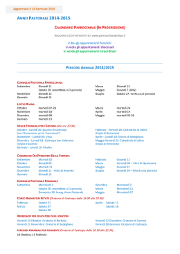 ) PERCORSI ANNUALI 2014/2015