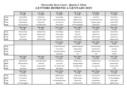 LETTORI DOMENICA GENNAIO 2015