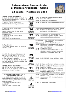 1 - Parrocchia San Michele Arcangelo