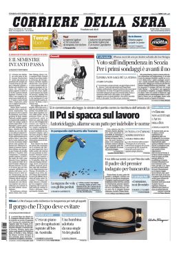 Corriere della sera - 19.09.2014