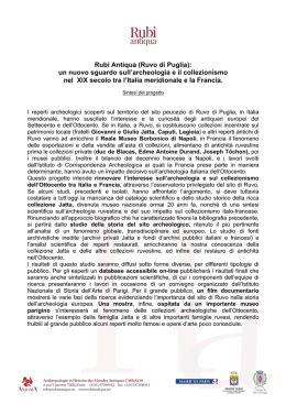Sintesi progetto - Regione Puglia