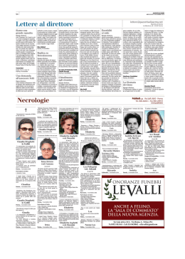Lettere al direttore