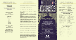 16a RASSEGNA POLIFONICA FARNESIANA 16a