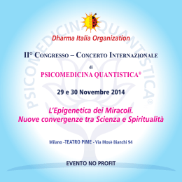 Congresso - Dharma Italia Organization