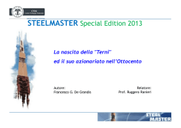 (Microsoft PowerPoint - PPT La nascita della Terni ed il suo