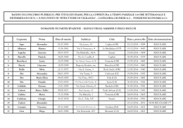 07 - Determinazione graduatoria finale