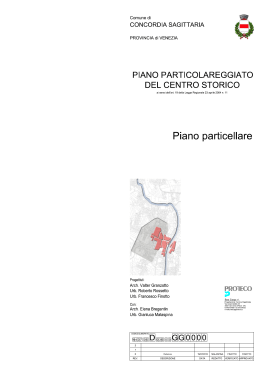 piano particellare - Comune di Concordia Sagittaria