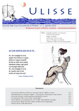 Per sfogliare il giornale clicca qui - BuonaCondotta