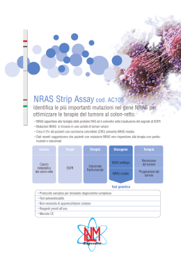 NRAS Strip Assay cod. AC109 - Nuclear Laser Medicine srl