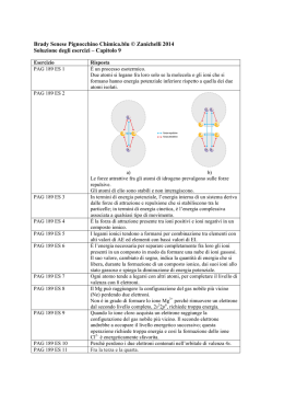 Soluzioni capitolo 9 - Zanichelli online per la scuola