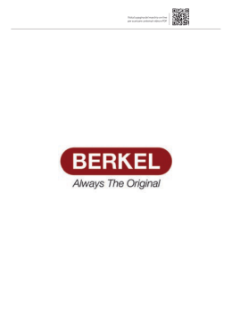Scarica le schede dei prodotti BERKEL