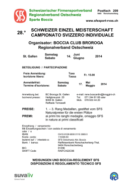 Anmeldung SFS CH-Einzel Meisterschaft St.Gallen