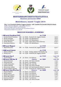 07 Luglio 2014 Misterbianco