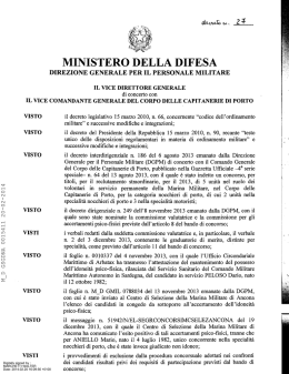 Decreto interdirigenziale 4 febbraio 2014 n. 27