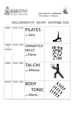 PILATES TAI-CHI BODY TONIC