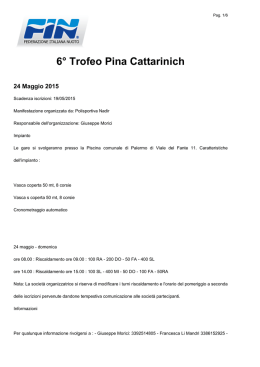 6° Trofeo Pina Cattarinich