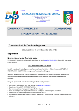 COM. UFF. 34 - FIGC Veneto