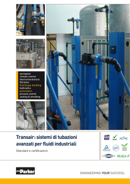 Transair: sistemi di tubazioni avanzati per fluidi industriali