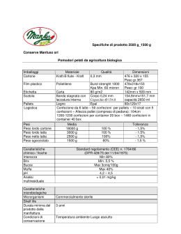 Specifiche di prodotto 2500 g_1500 g Conserve Manfuso srl