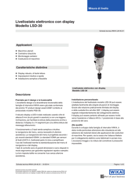 Scheda tecnica