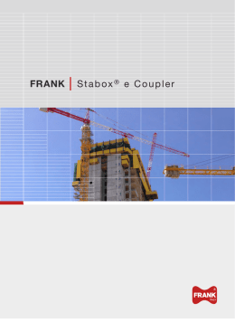 FRANK Stabox &reg; e Coupler