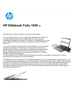 HP Elitebook Folio 1040 G1