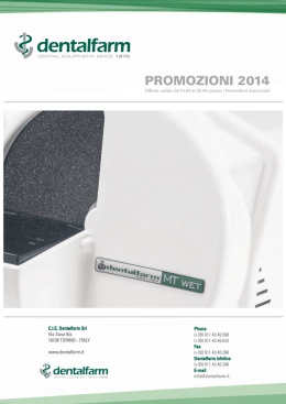 PROMOZIONI 2014 - Donati Forniture Dentali