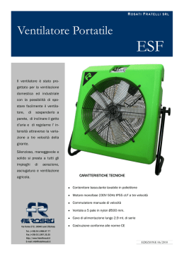 Serie ESF ESF - Fratelli Rosati