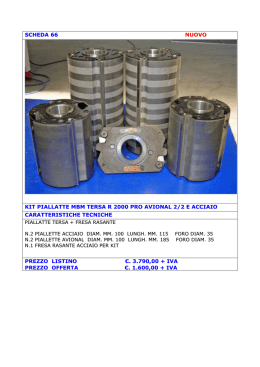 scheda 66 nuovo kit piallatte mbm tersa r 2000 pro avional 2/2 e