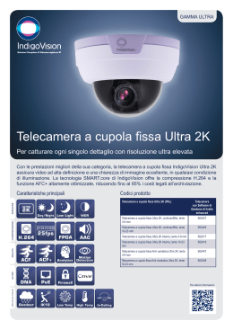 Telecamera a cupola fissa Ultra 2K