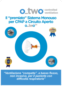 o_two Disposable CPAP Italian.indd
