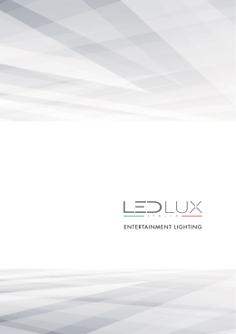 entertainment lighting - Led Lux Italia illuminazione illuminotecnica