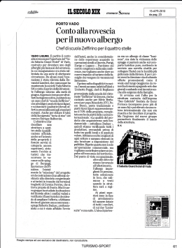 leggi articolo del SecoloXIX