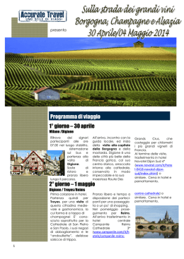 1 maggio - Accurate Travel