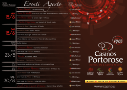 Eventi Agosto