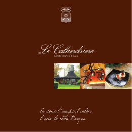 BROCHURE LE CALANDRINE x stampa.indd