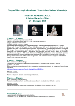 Gruppo Mineralogico Lombardo / Associazione Italiana Mineralogia