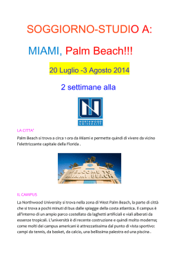 SOGGIORNO-STUDIO A: MIAMI, Palm Beach!!!