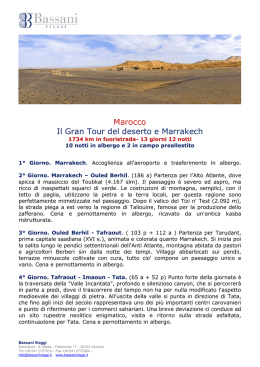 Marocco Il Gran Tour del deserto e Marrakech