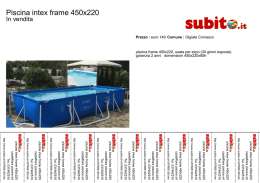 Piscina intex frame 450x220