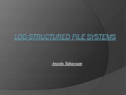 -log-file system