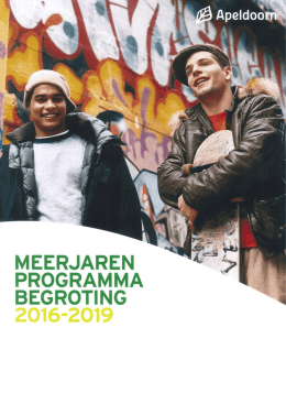 MPB 2016-2019 - Gemeente Apeldoorn
