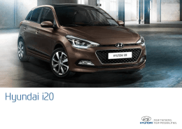 Hyundai i20 5-deurs brochure 2016