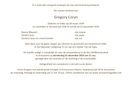 Gregory Coryn - Uitvaartzorg Pieters