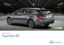 Hyundai i40 combibrochure 2016