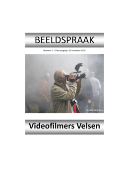 Beeldspraak 2010-5 - VideoFilmersVelsen
