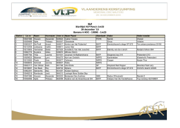 VLP Startlijst VLP Pony`s 1m25 30 december `15 Barema A HOC